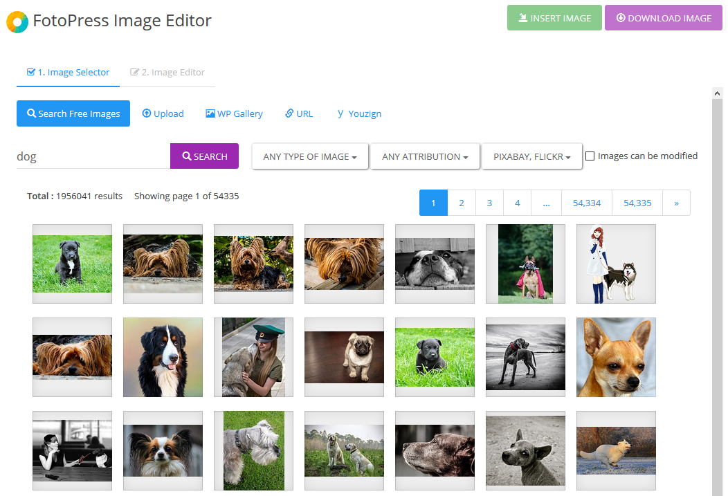 Instantly Find & Edit Millions of Images From Inside Your WordPress Site
