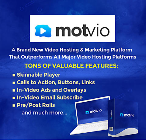 Motvio amazing video marketing platform and hosting