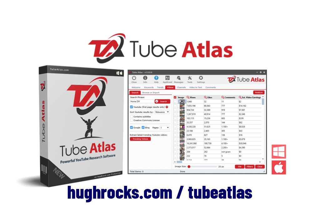 an image of software TubeAtlas Software Get More Video Views and Sales